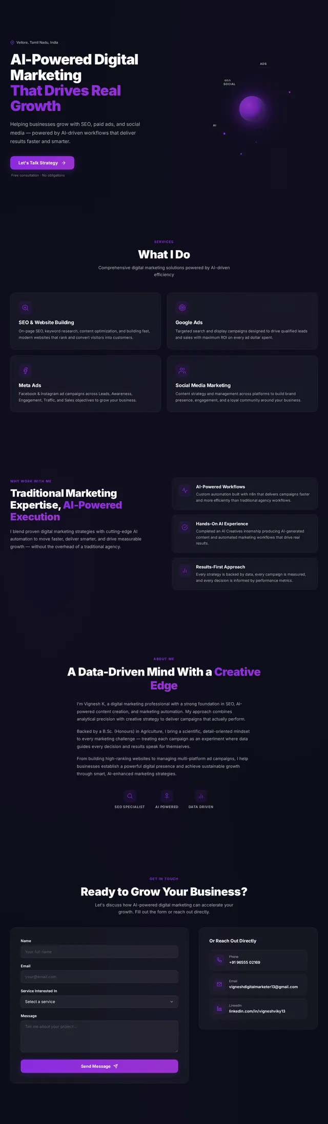 Landing Page