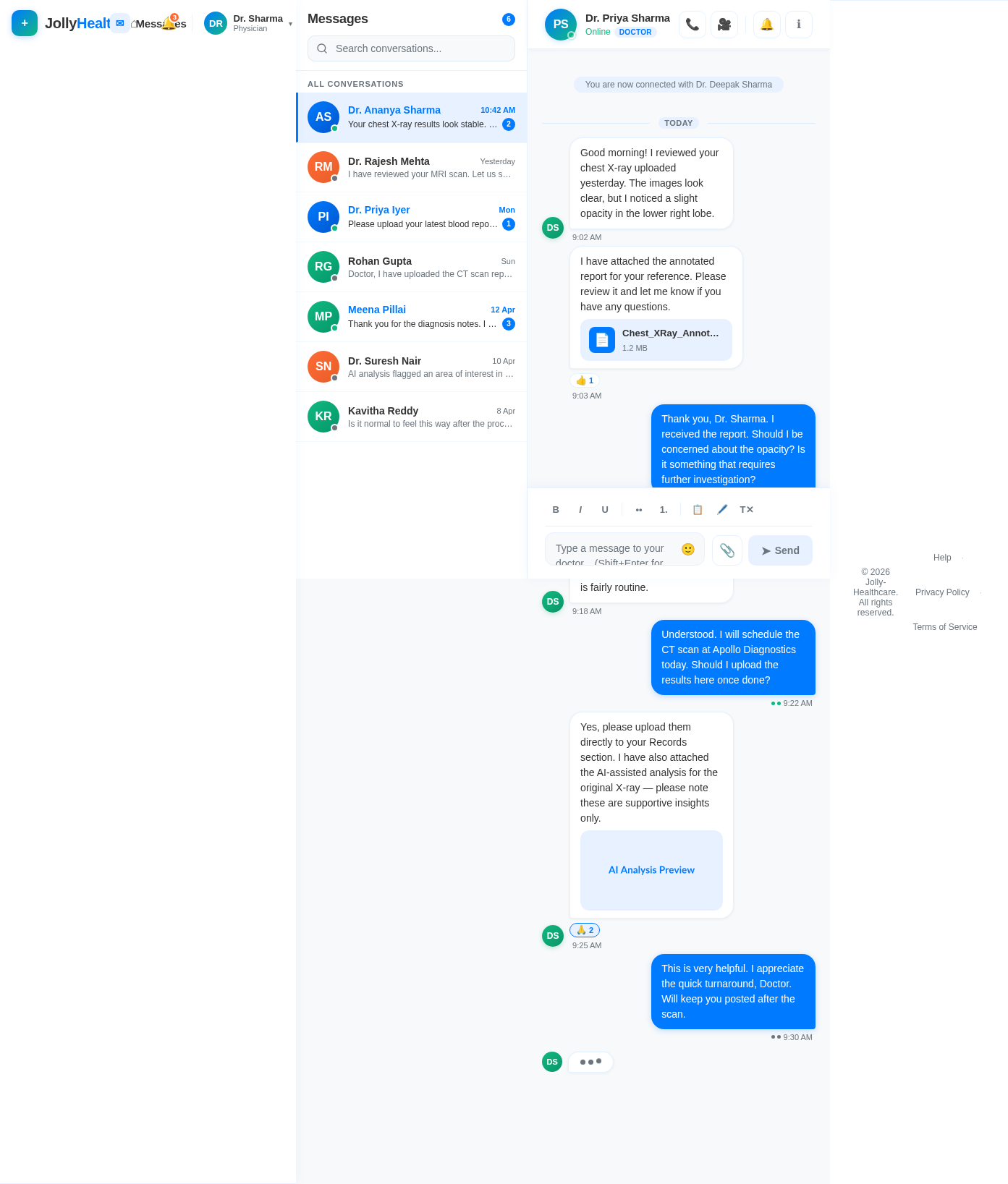 Messages design preview
