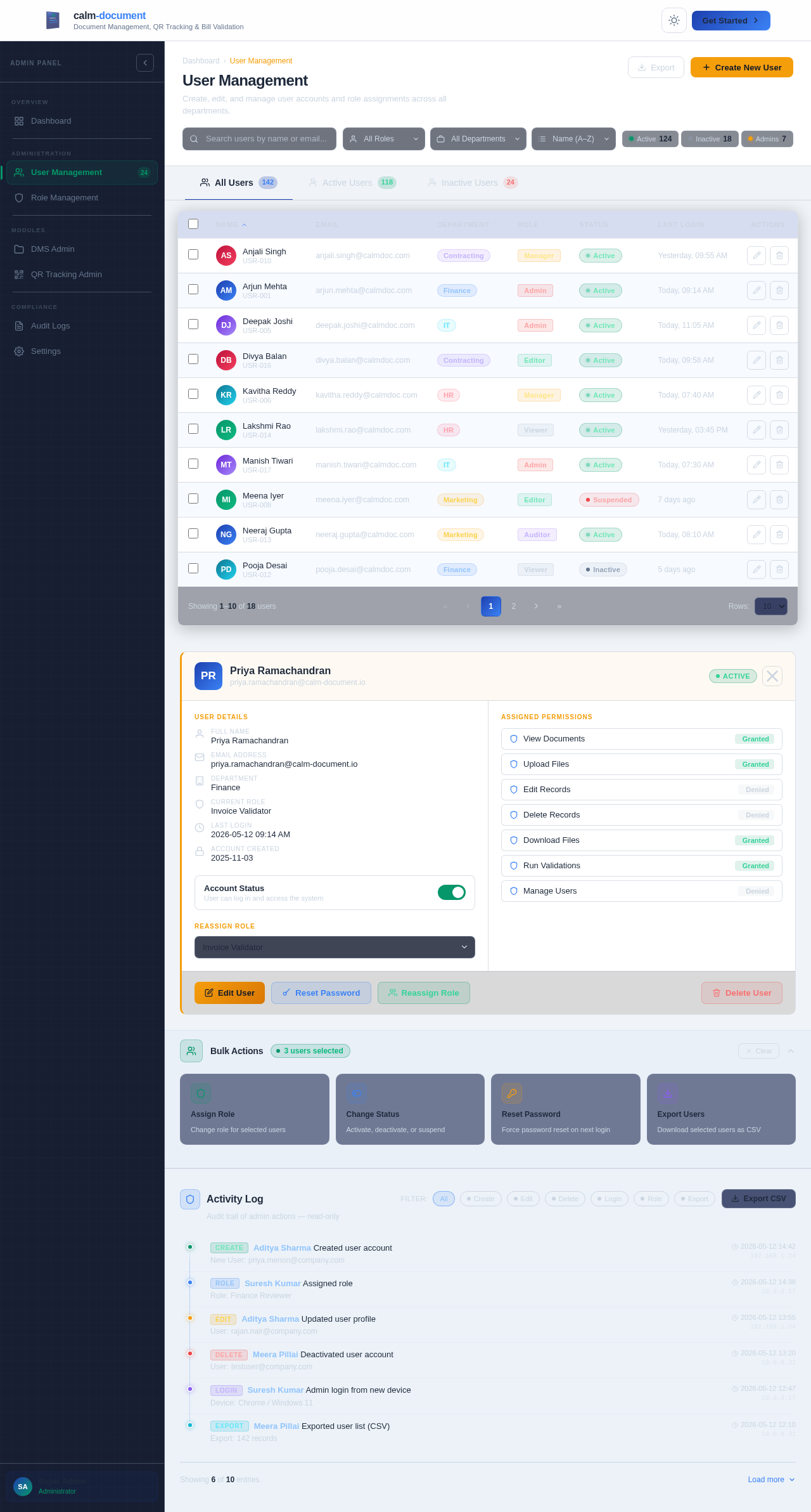 UserManagement design preview
