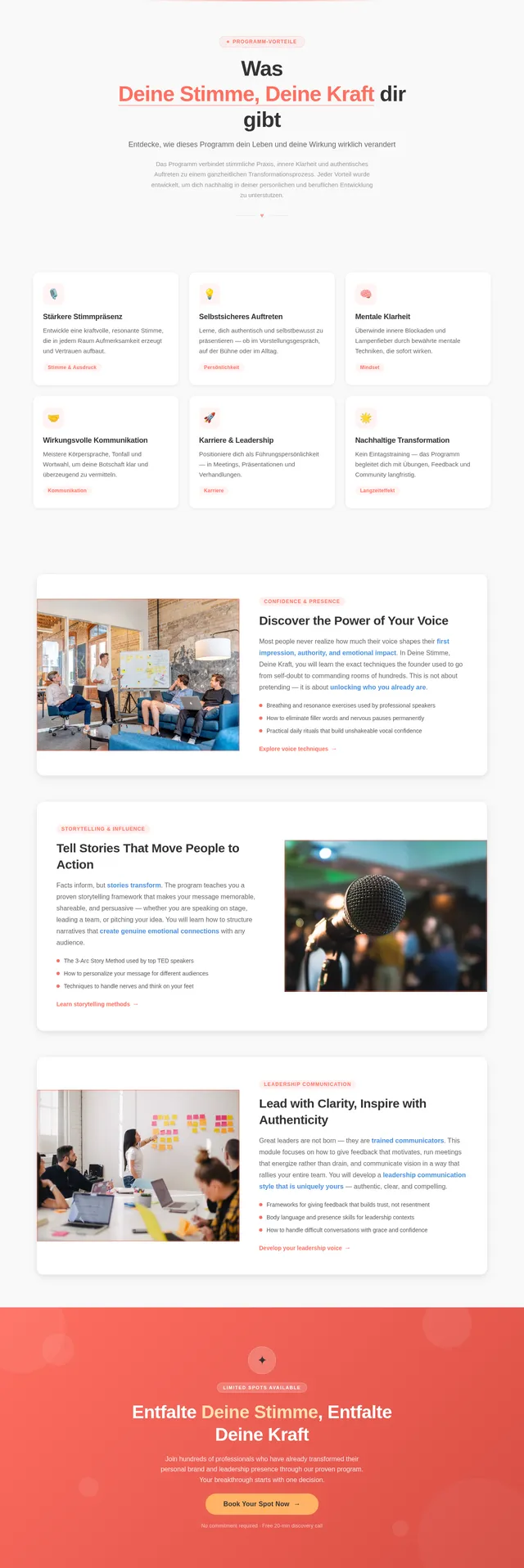 Benefits Section