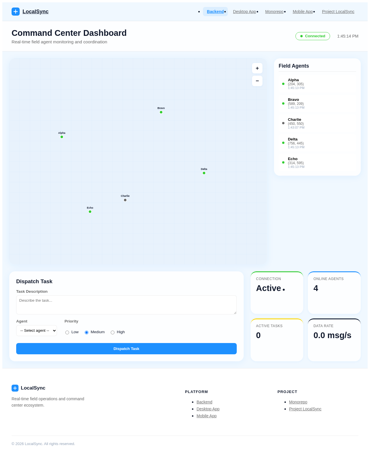Desktop App design preview