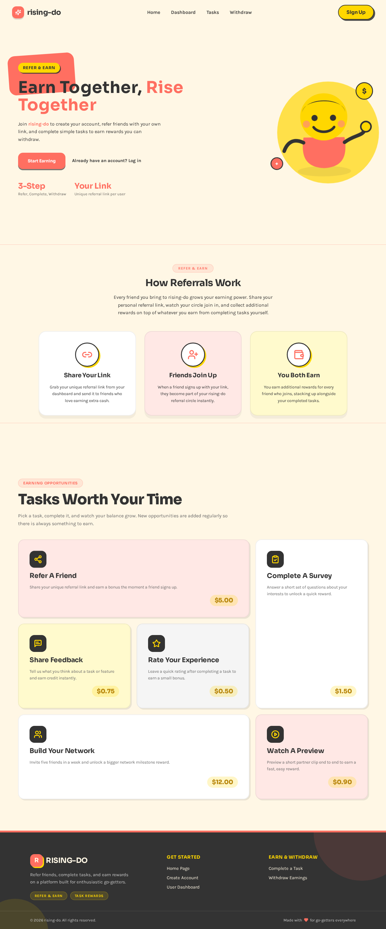 Home Page design preview