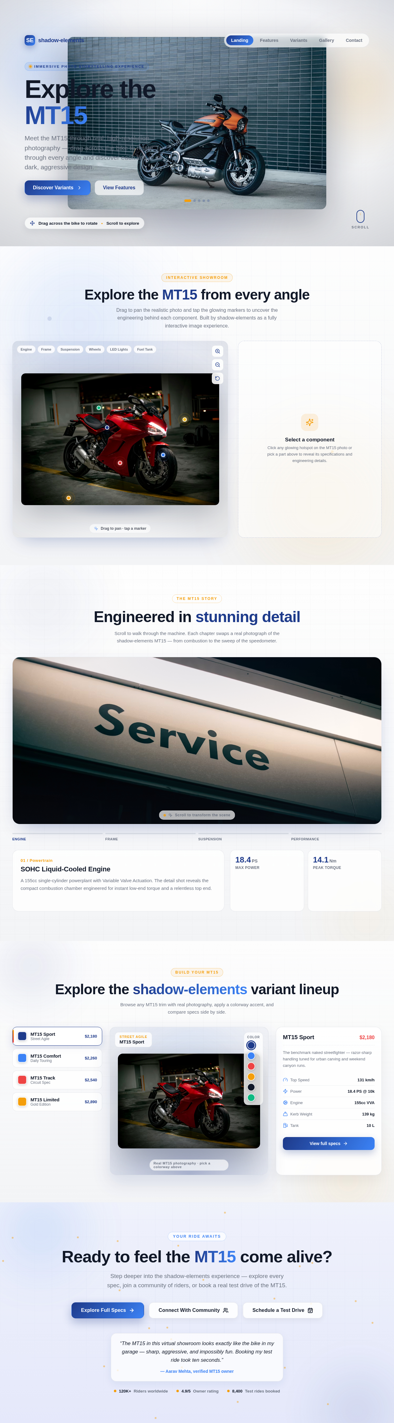Landing design preview