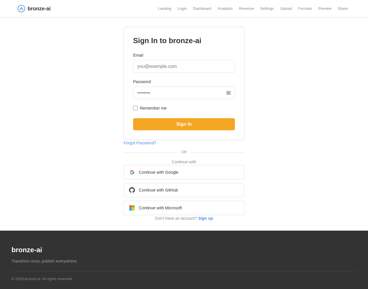 Login design preview