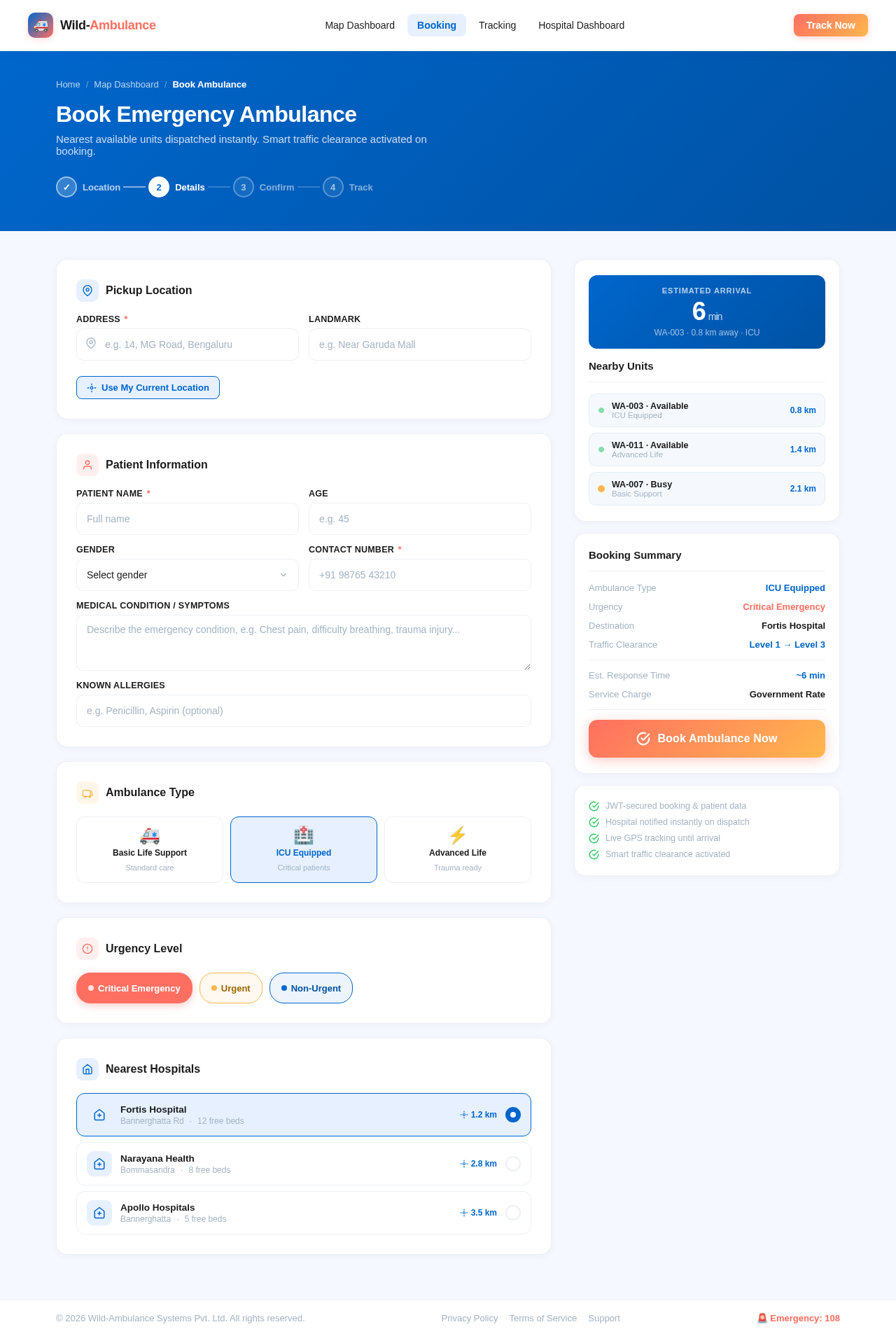 Booking design preview