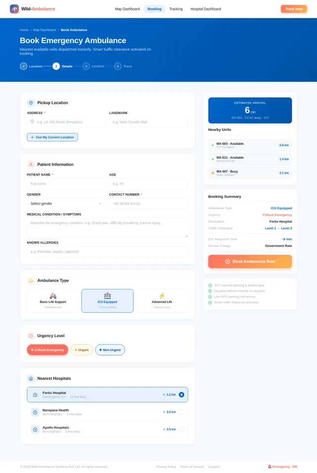 Booking