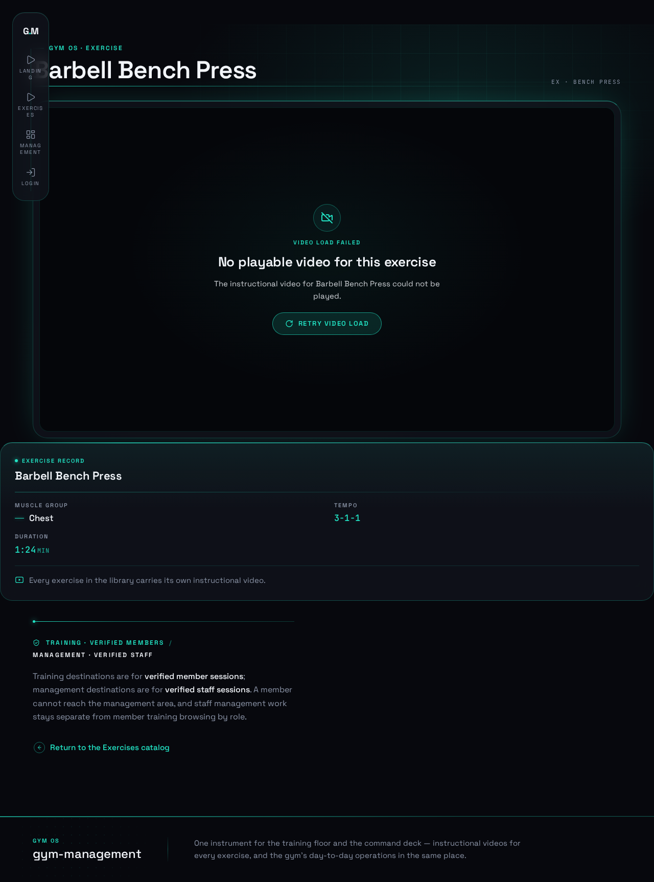 Exercise Details design preview