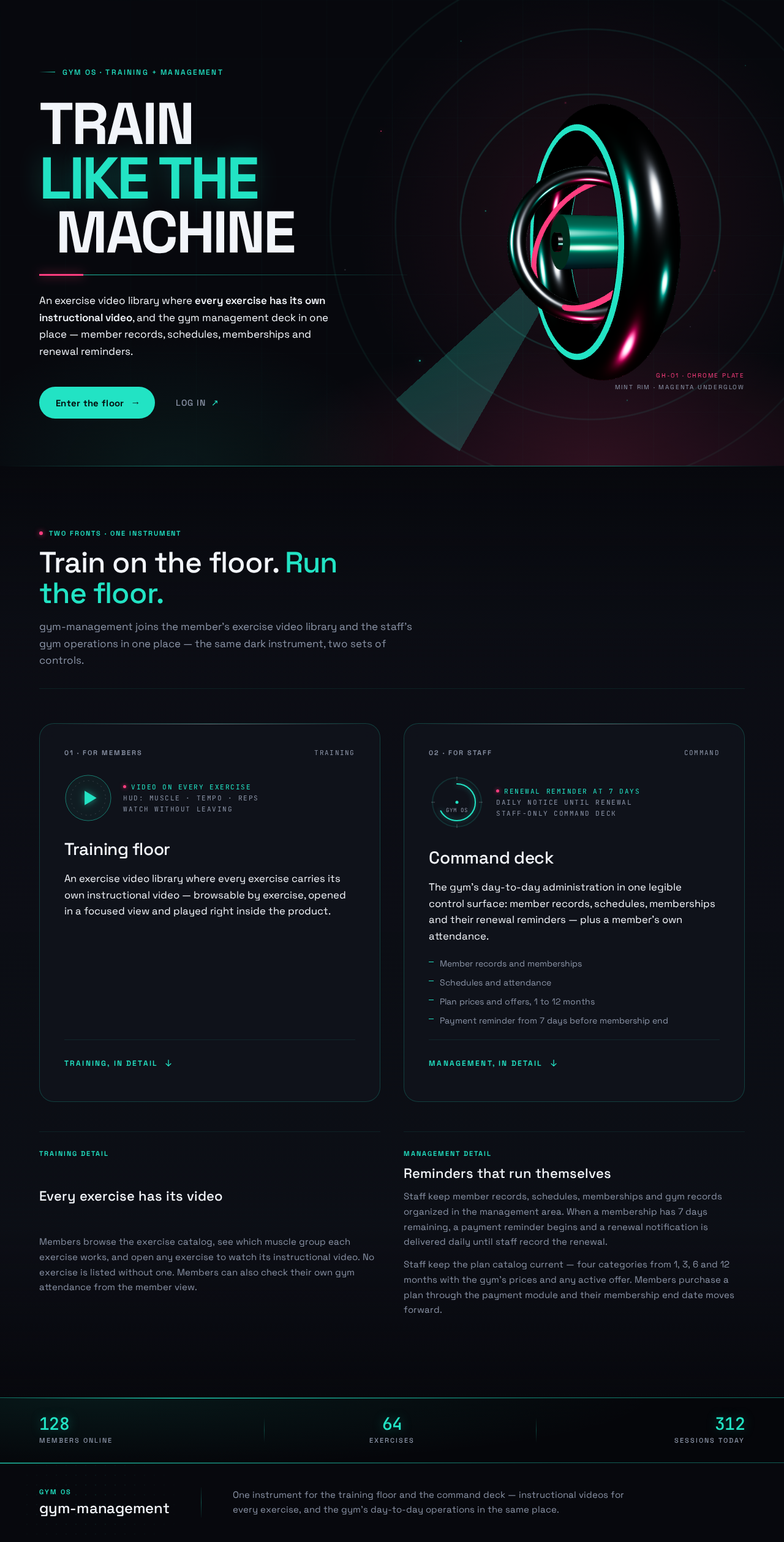 Landing design preview