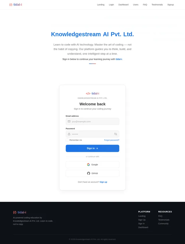 Login