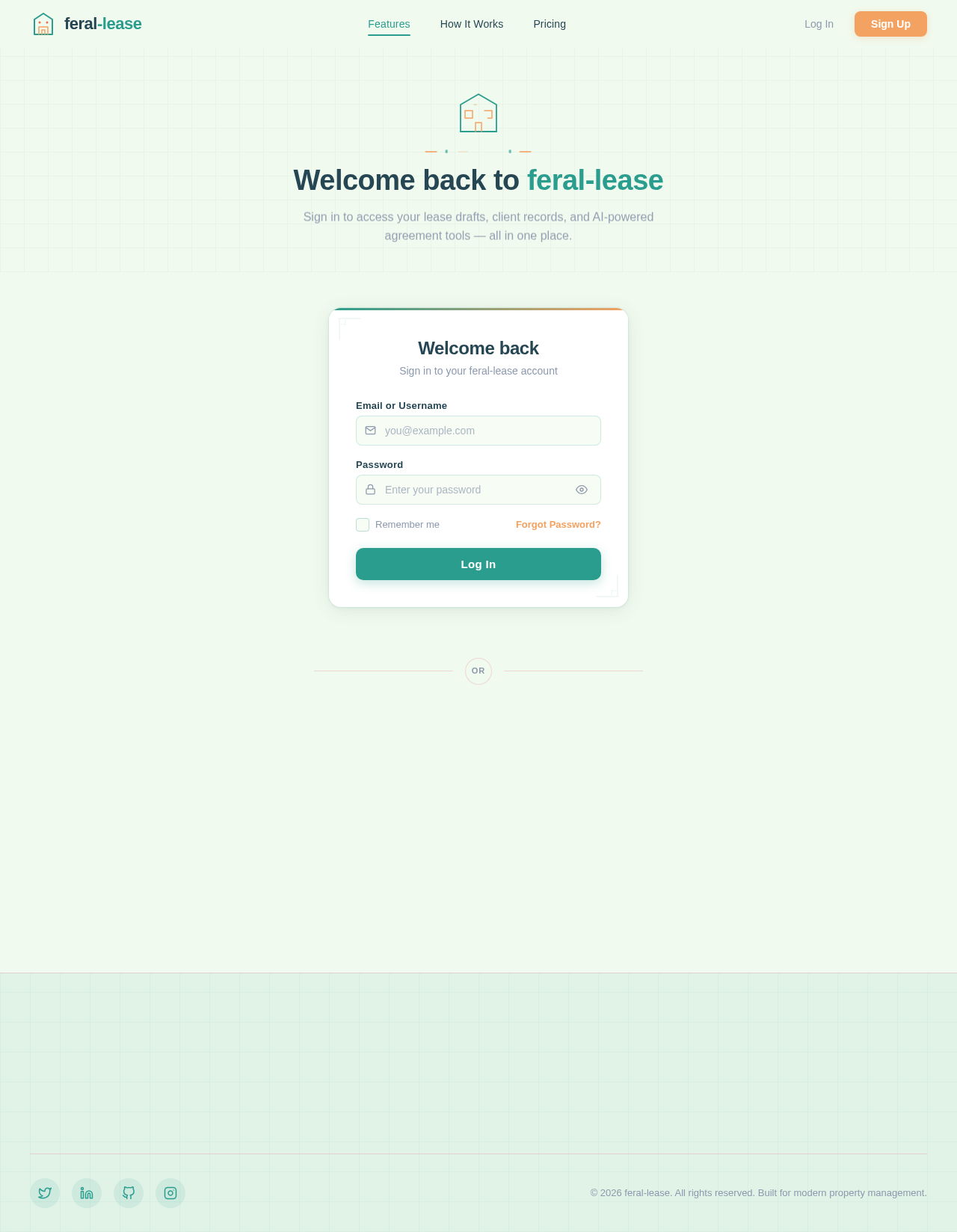 Login design preview