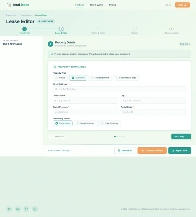 LeaseEditor