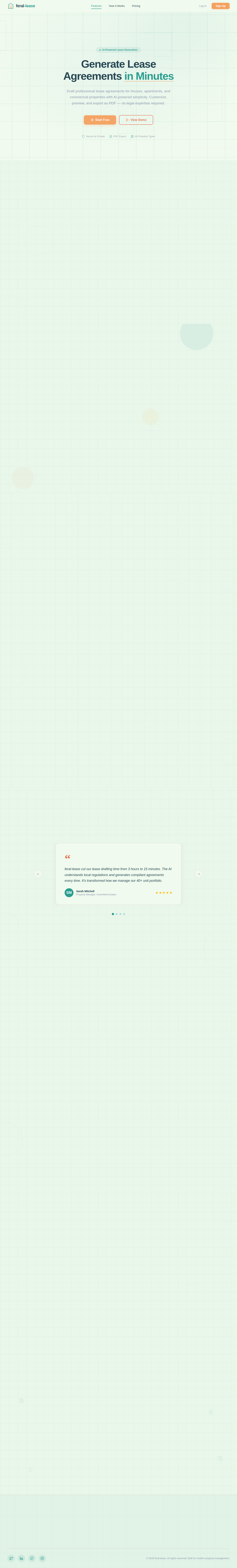 Landing design preview