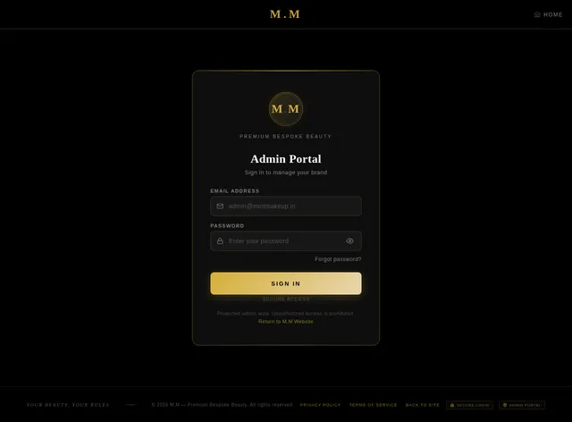 Admin Login