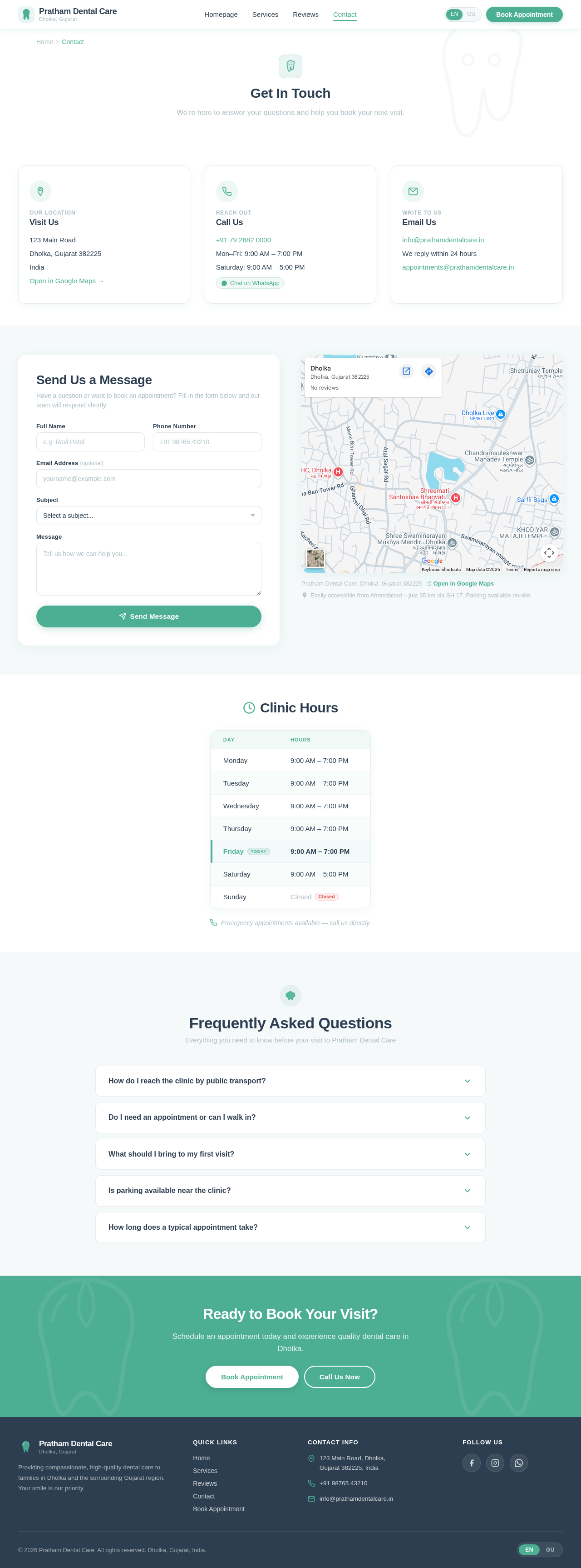 Contact design preview