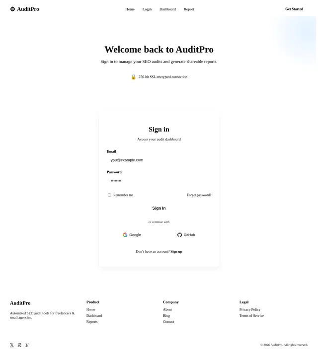 Login