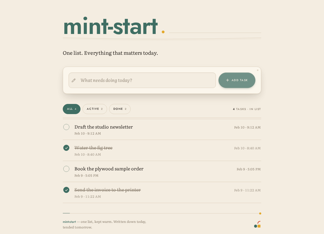 Todo design preview