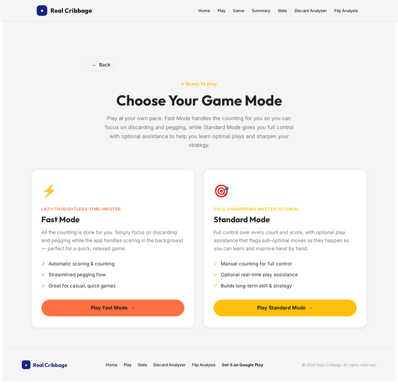 Mode Select design preview