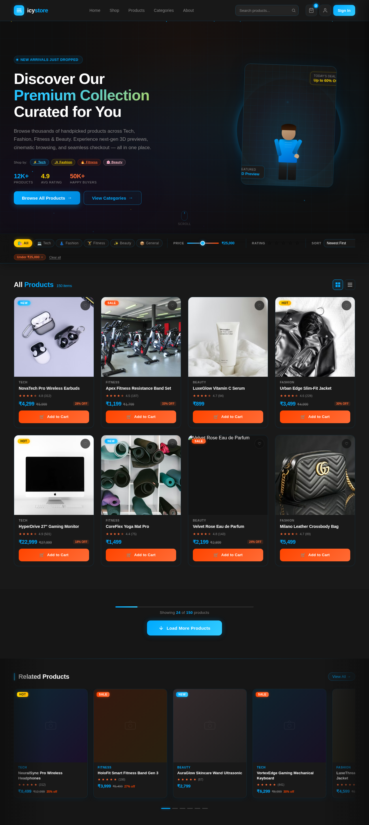 Products design preview