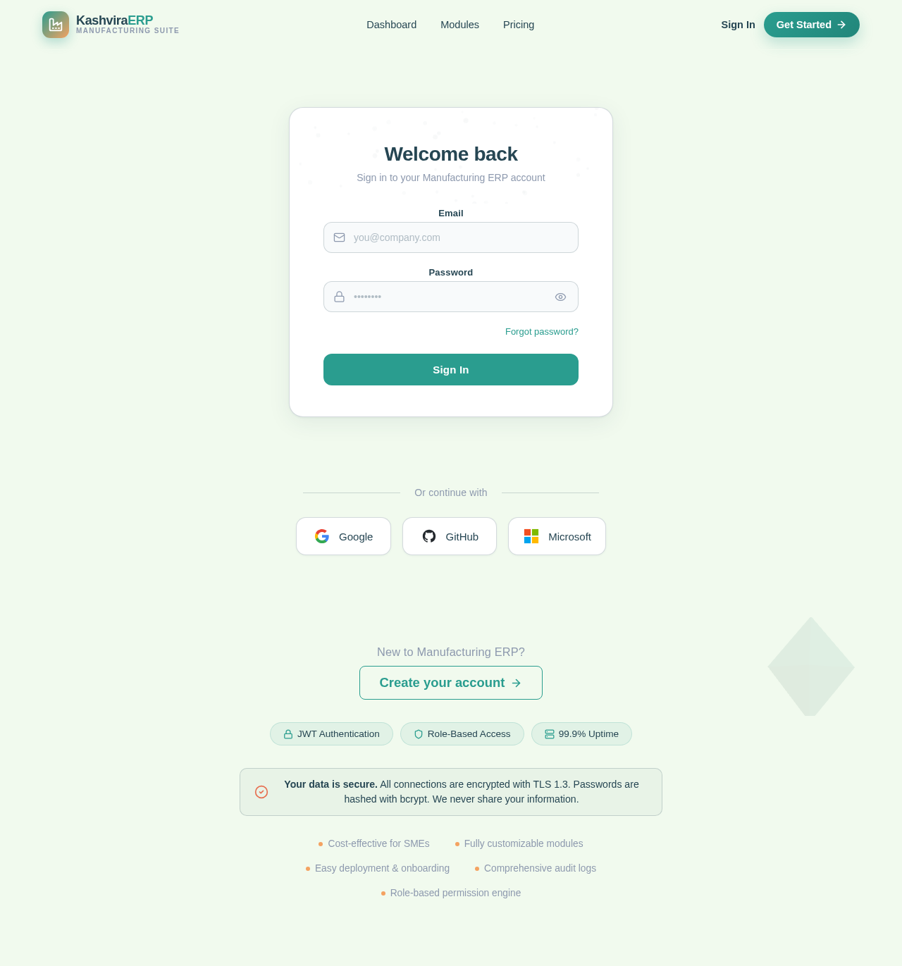 Login design preview