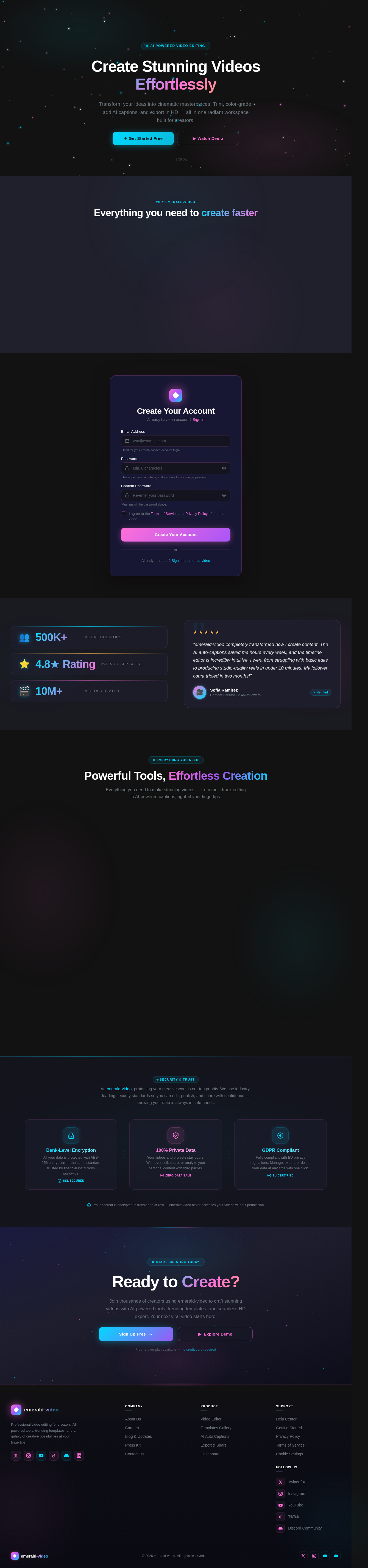 Signup design preview