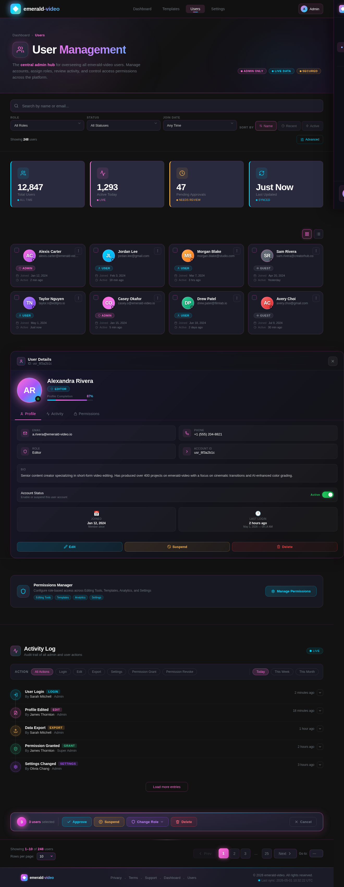 Users design preview