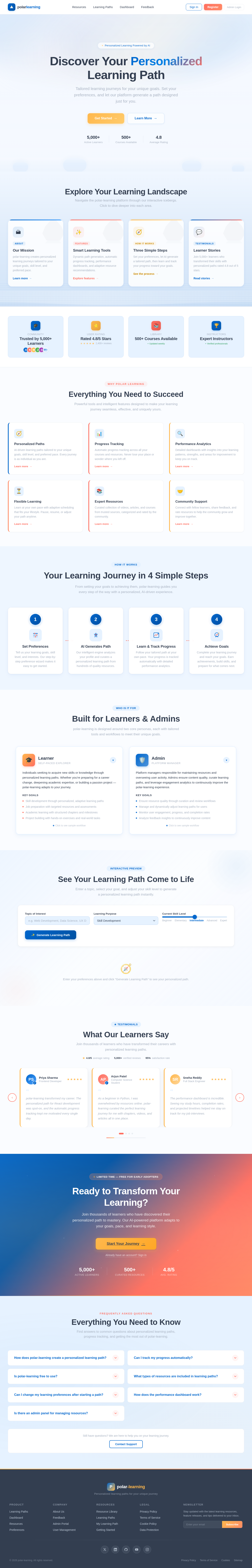 Landing design preview