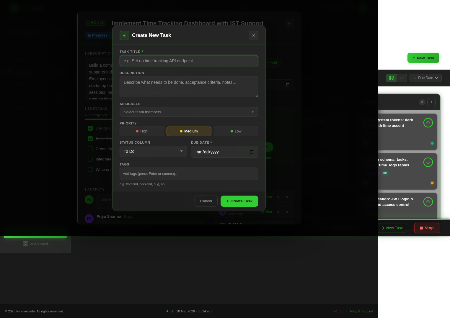 Task Board design preview
