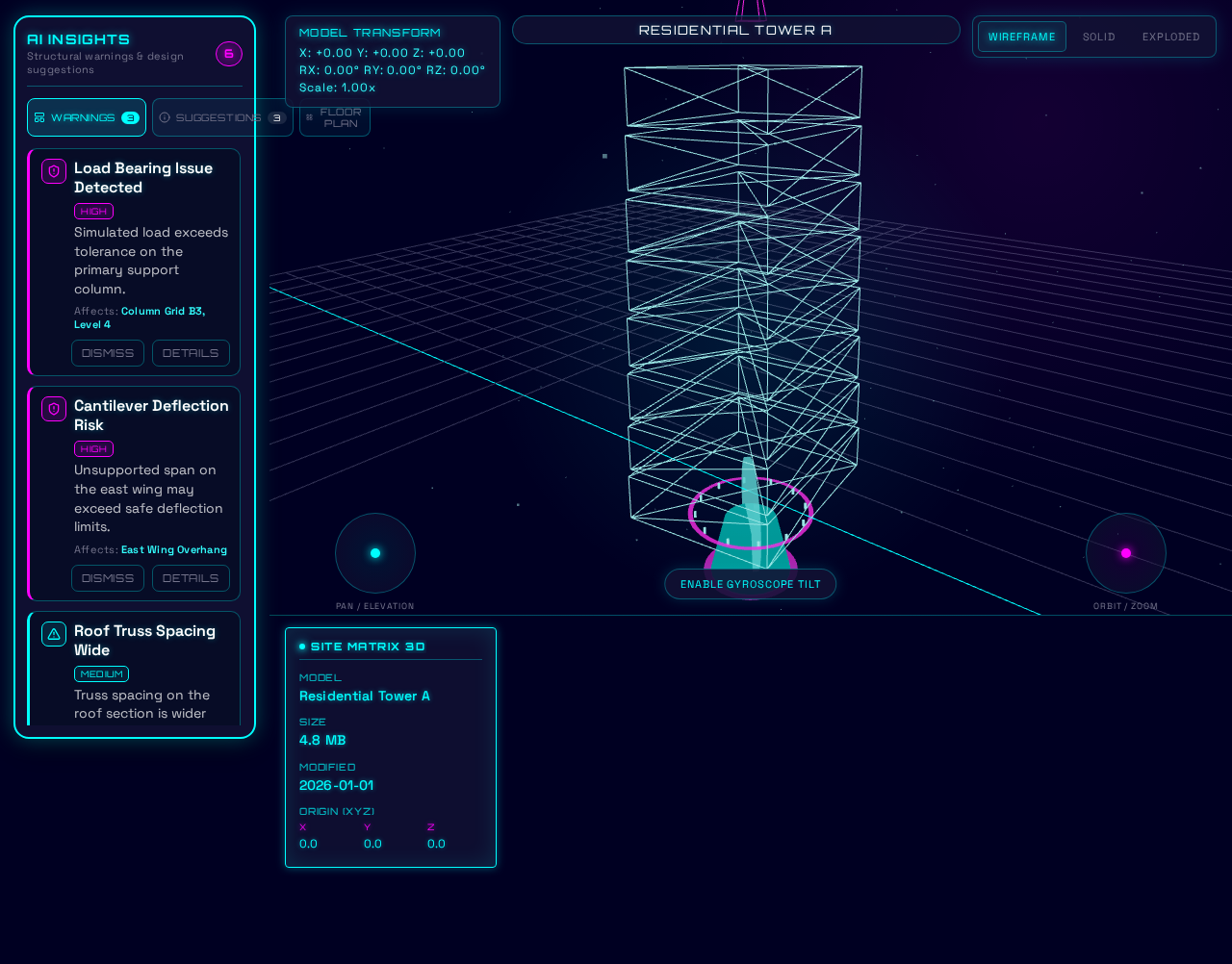 3D Viewer design preview