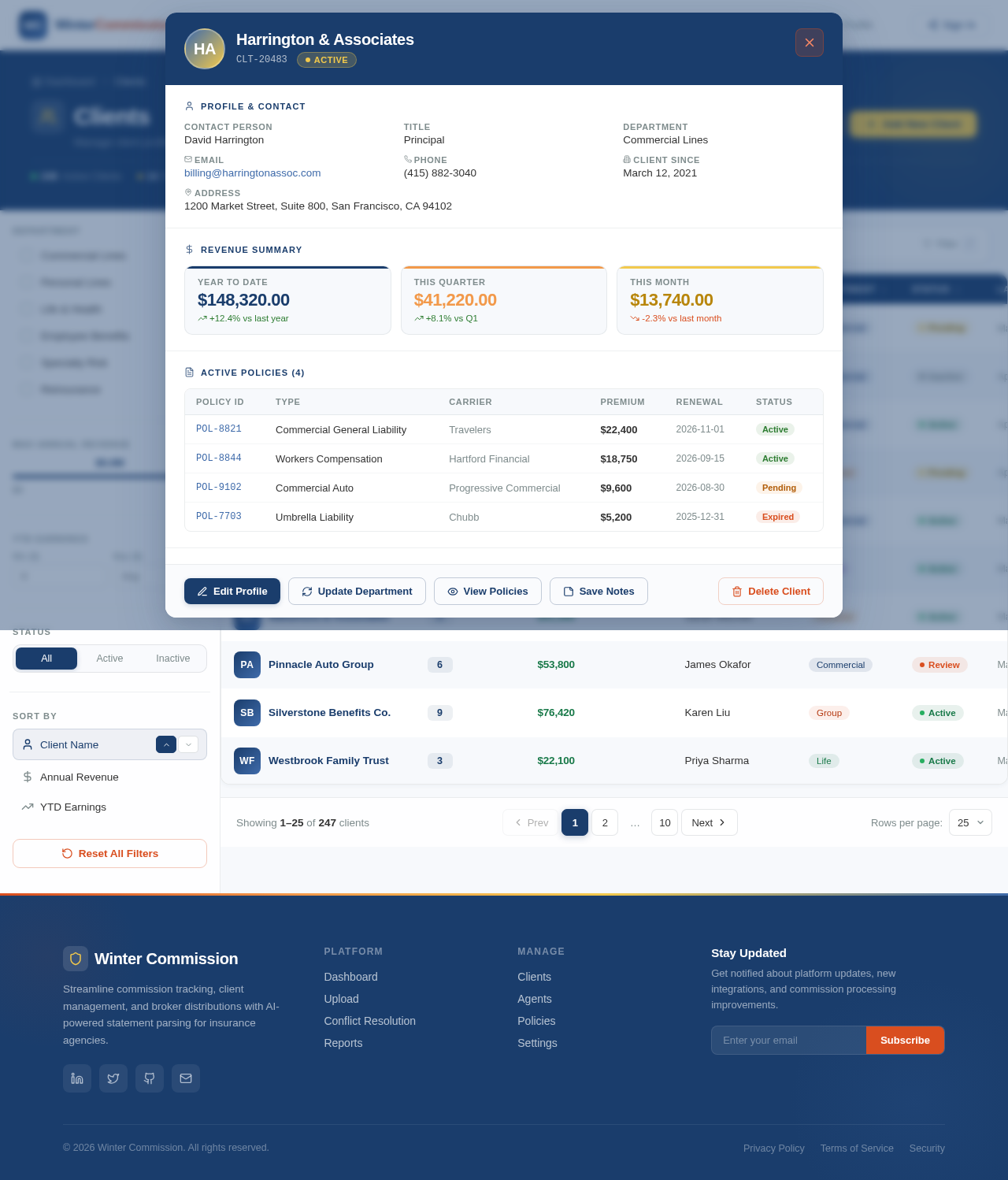 Clients design preview