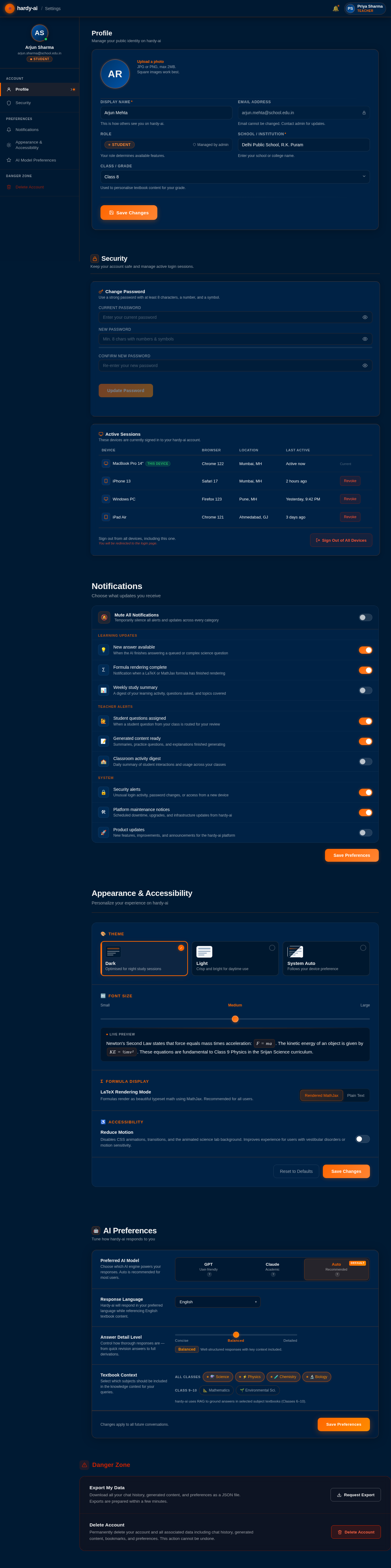 Settings design preview