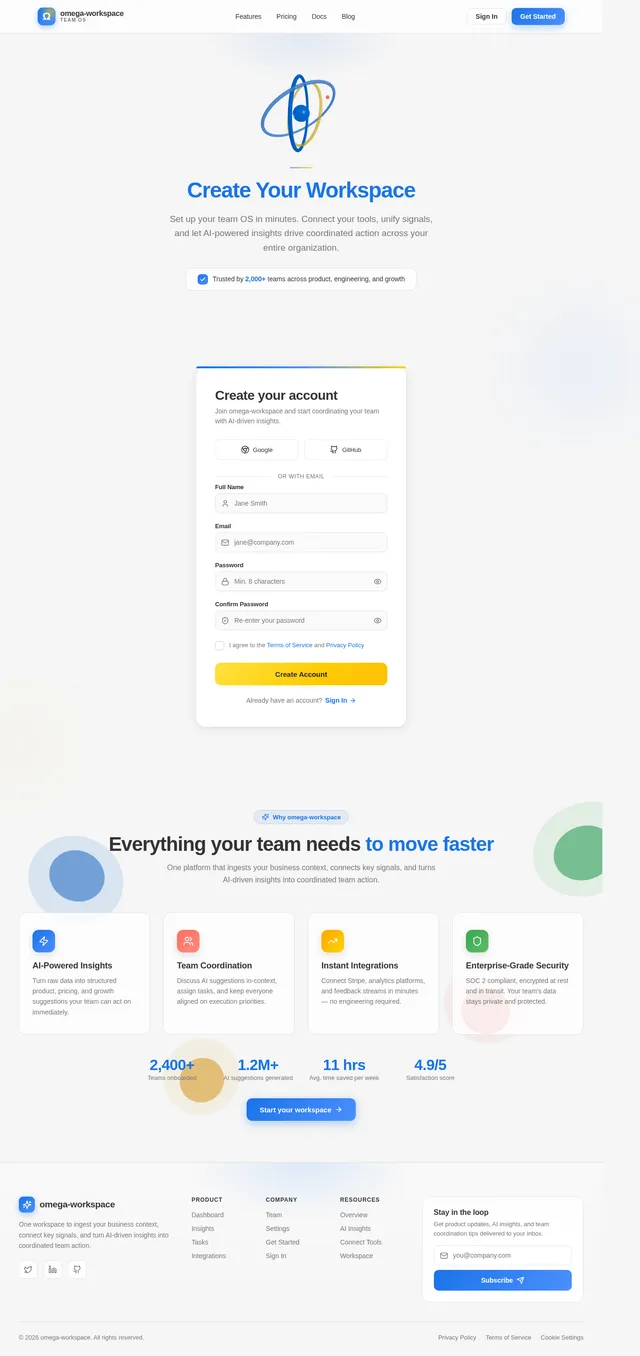 Signup