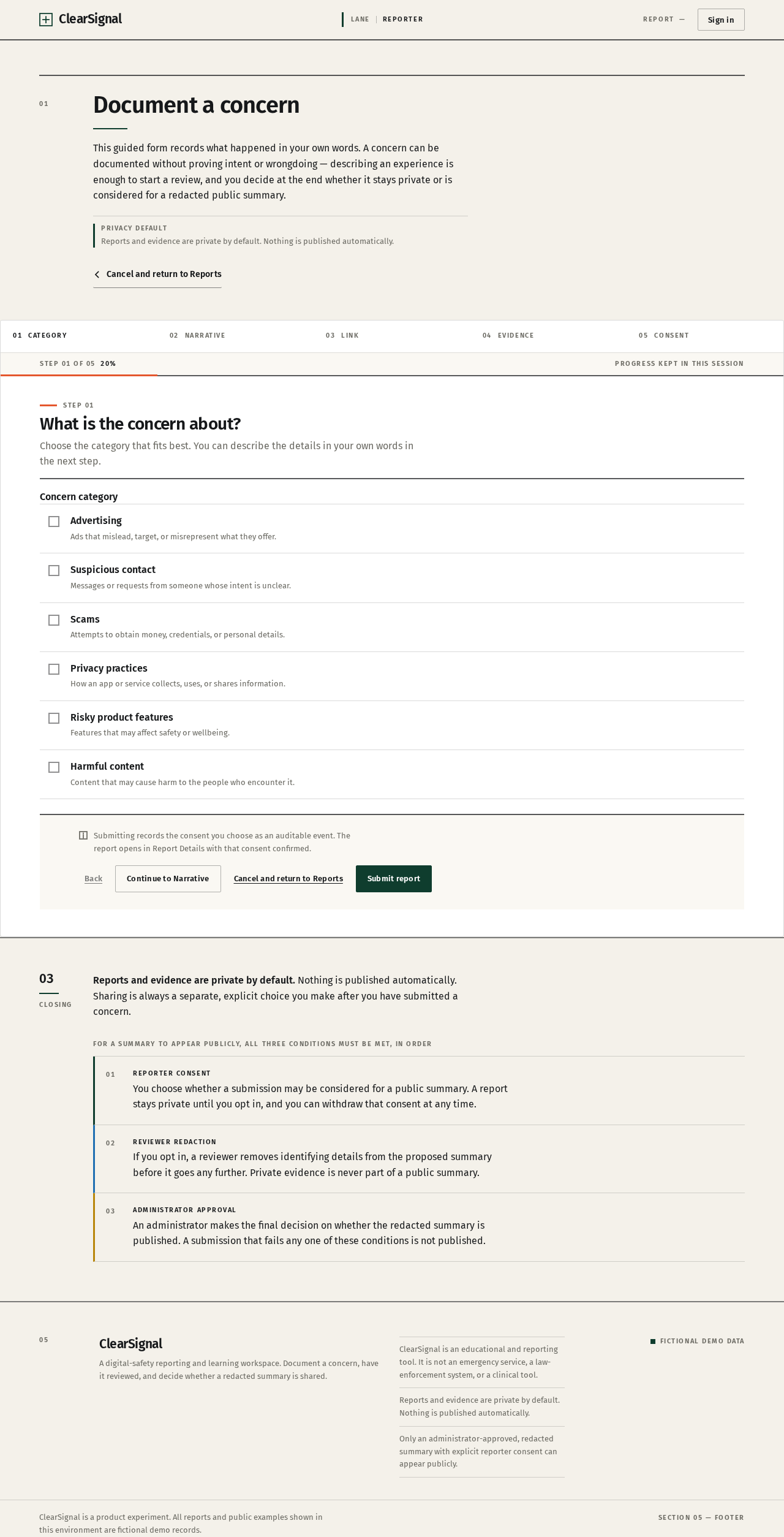 New Report design preview