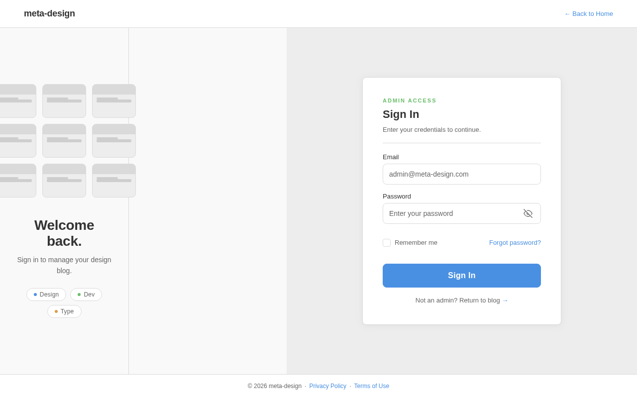 Login design preview