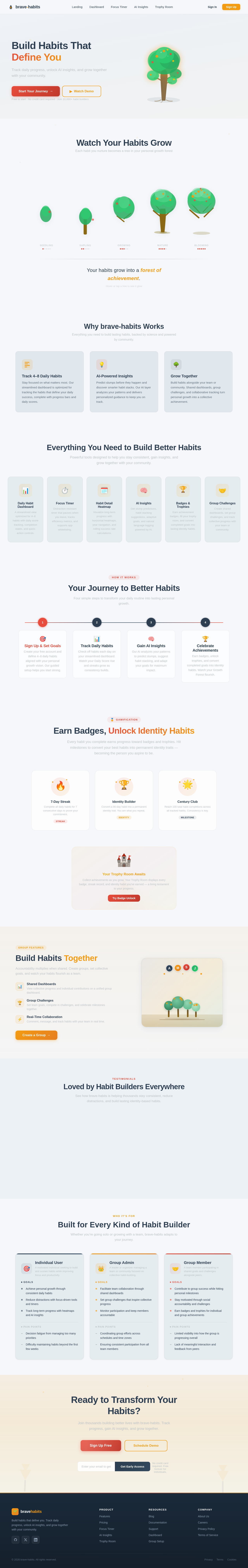 Landing design preview