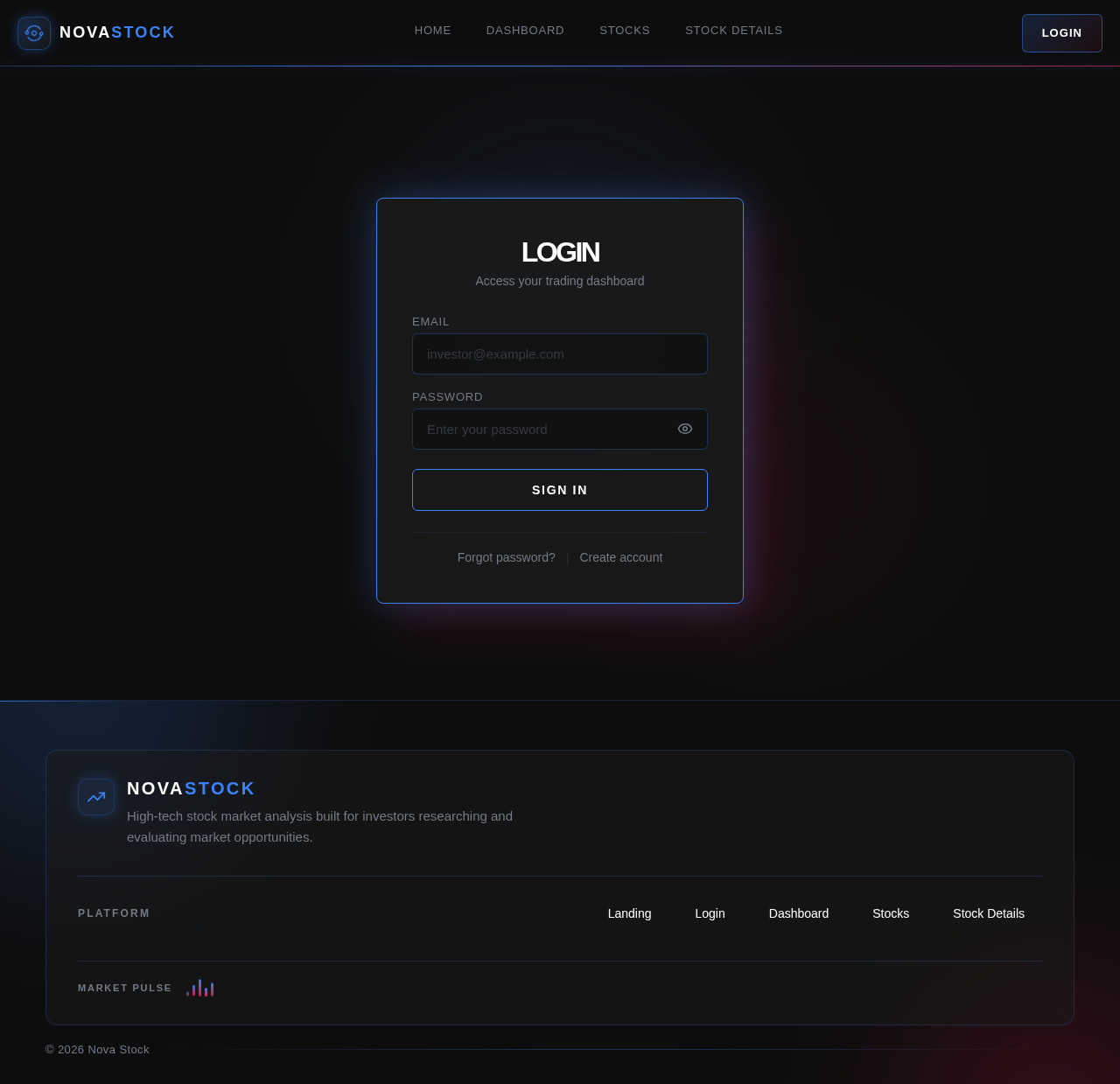 Login design preview