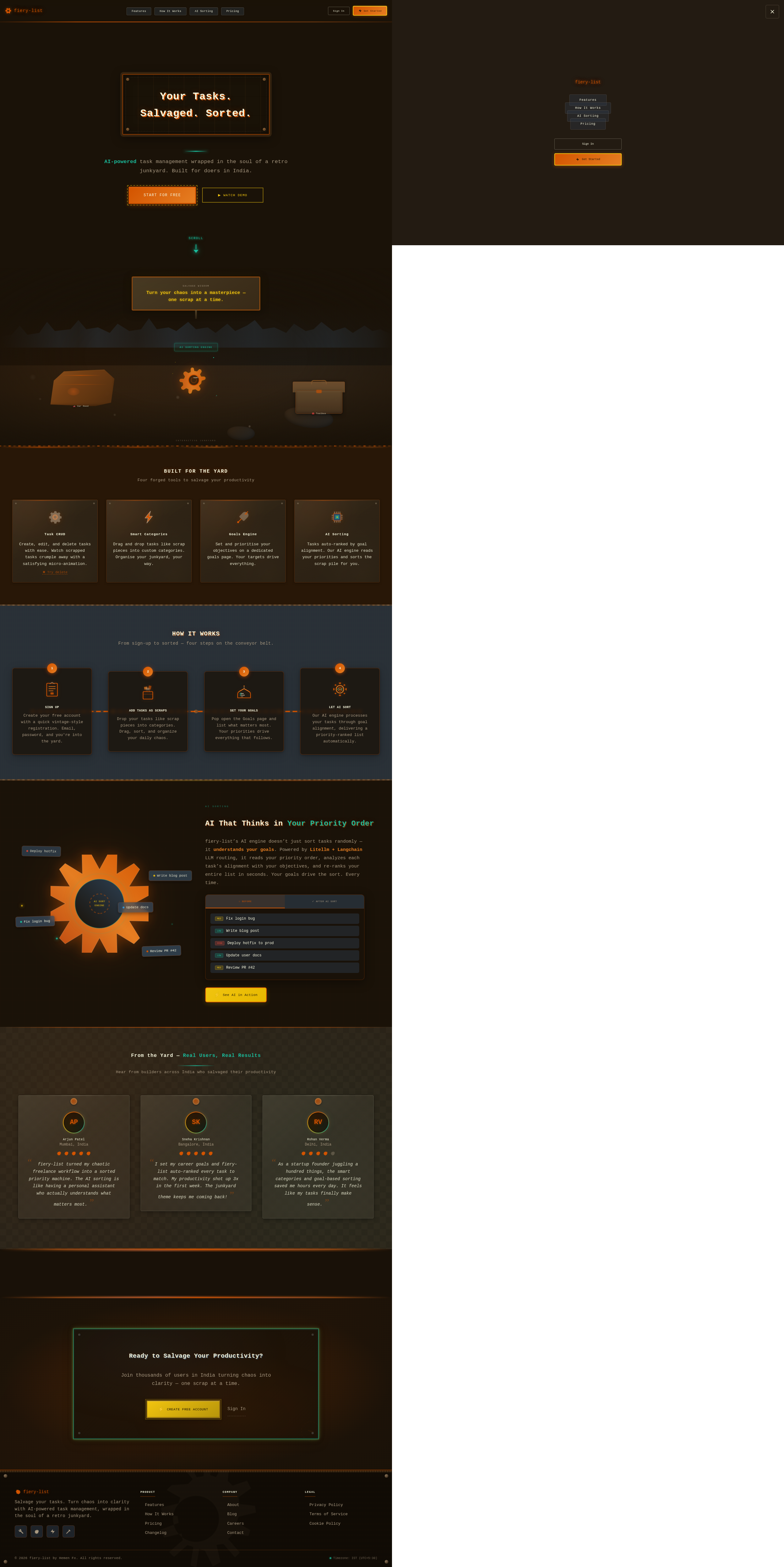 Landing design preview