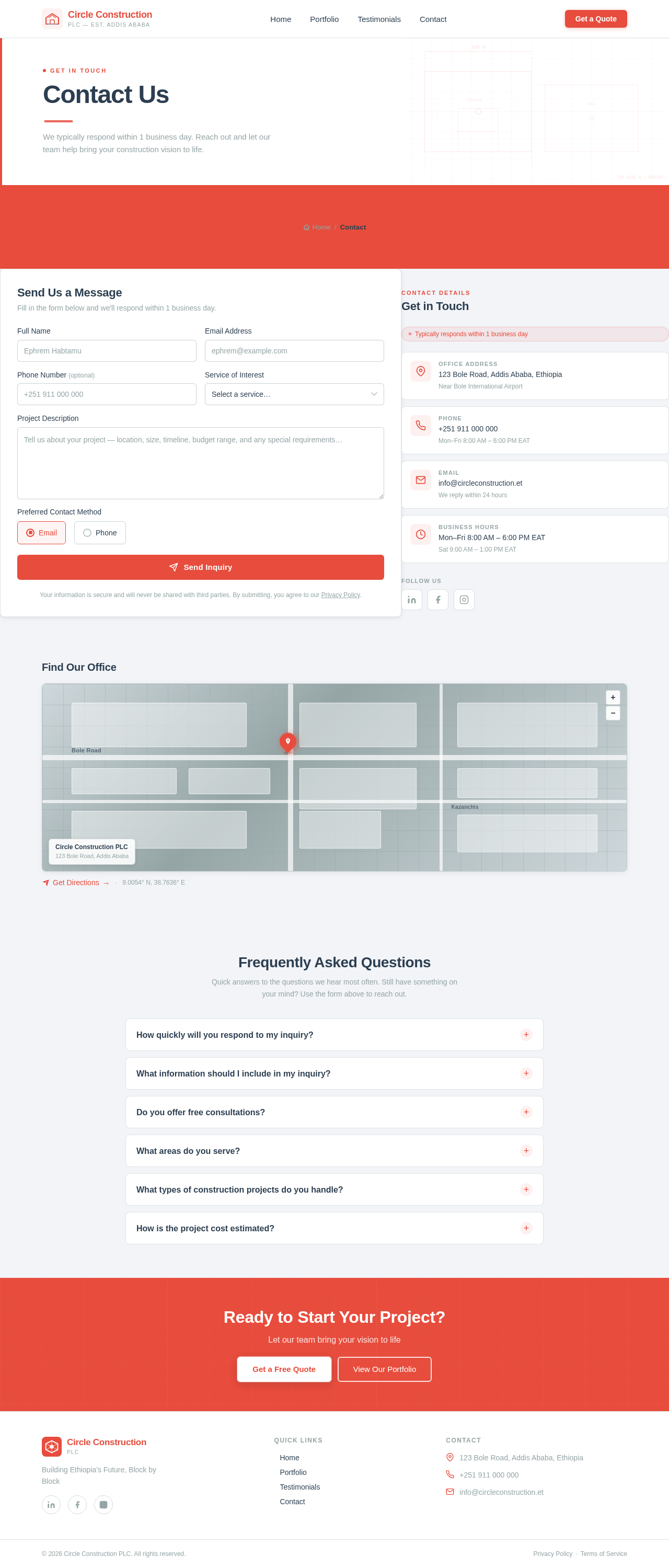 Contact design preview