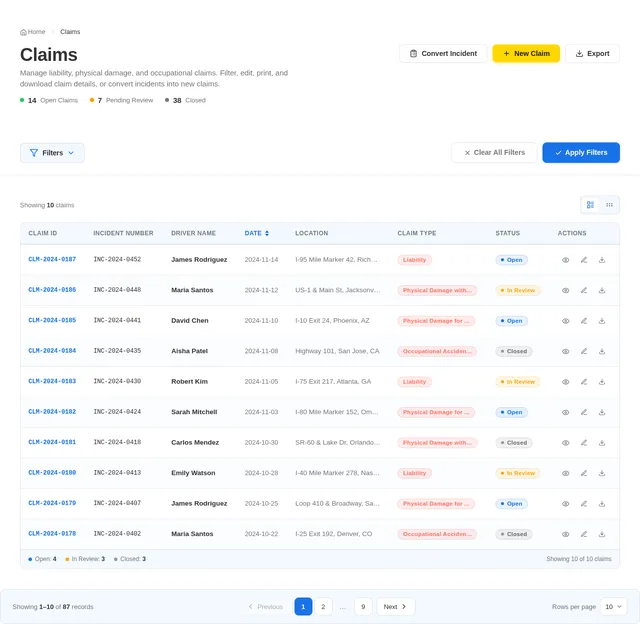 Claims