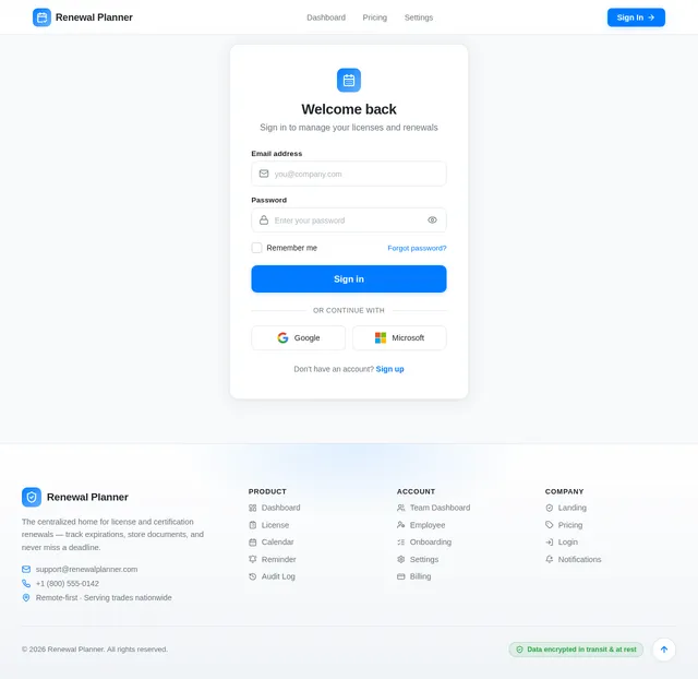 Login