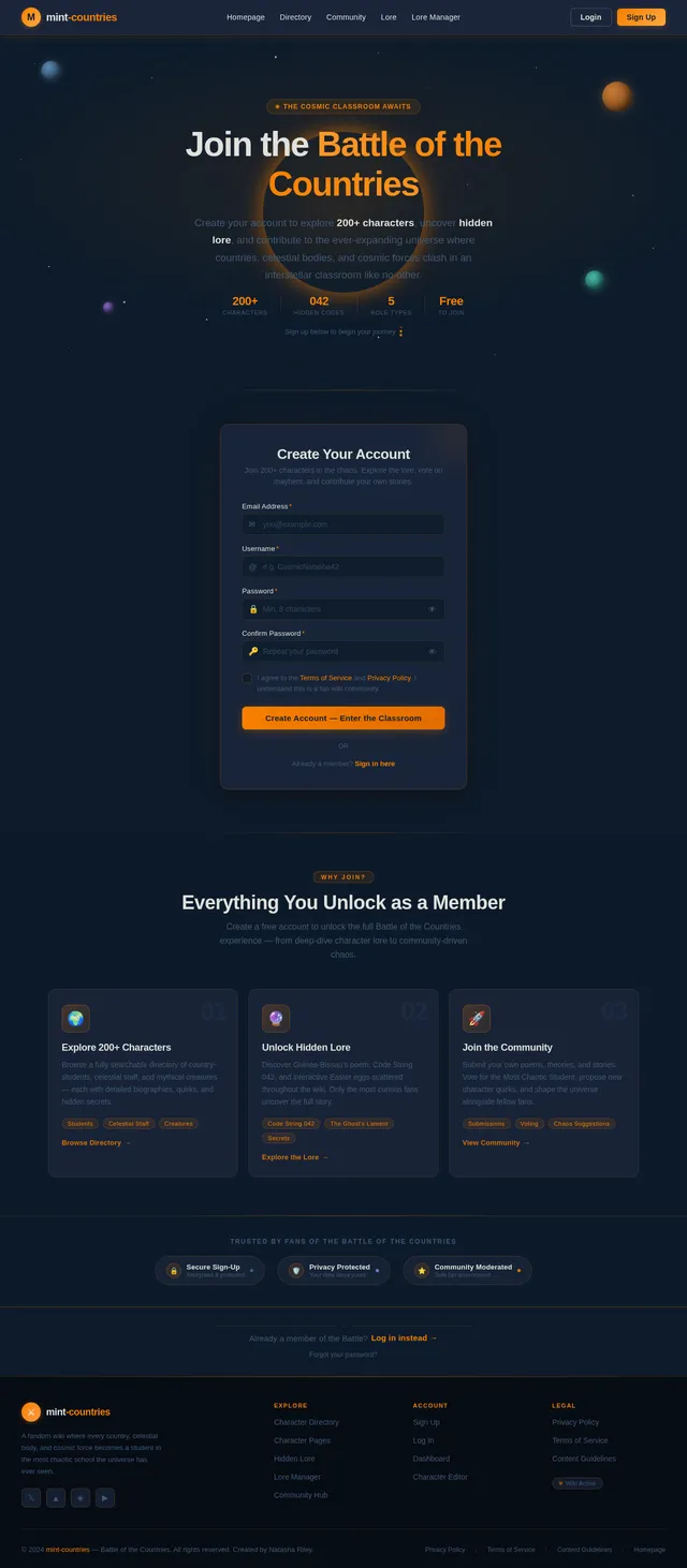 Signup