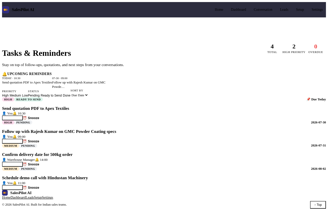 Tasks design preview