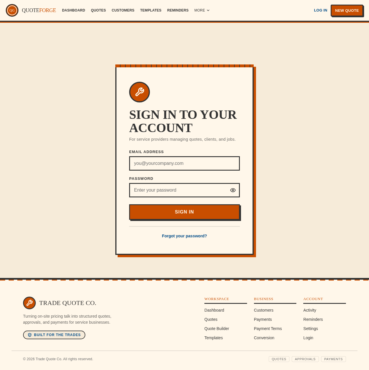 Login design preview