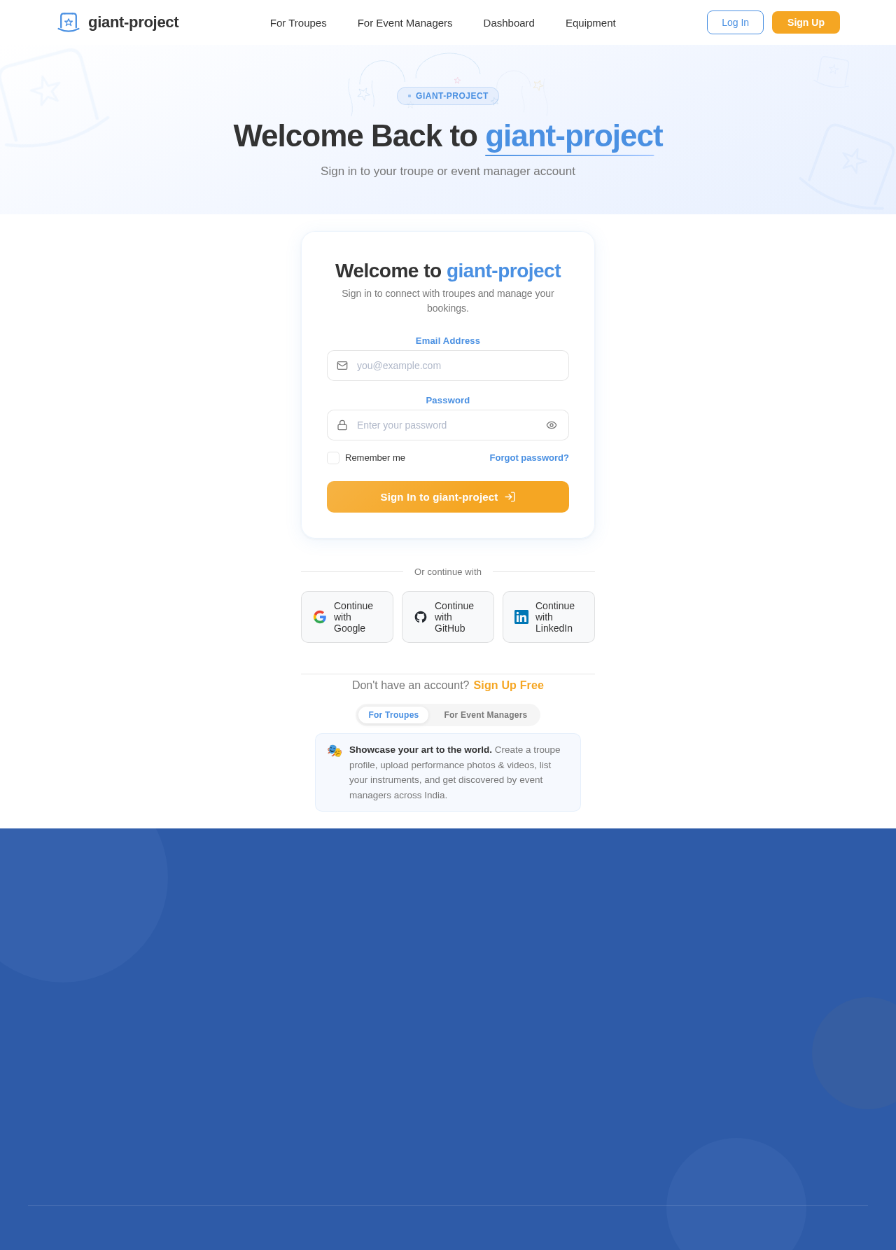 Login design preview