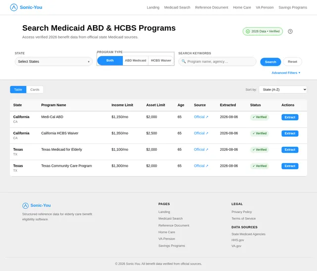 Medicaid Search