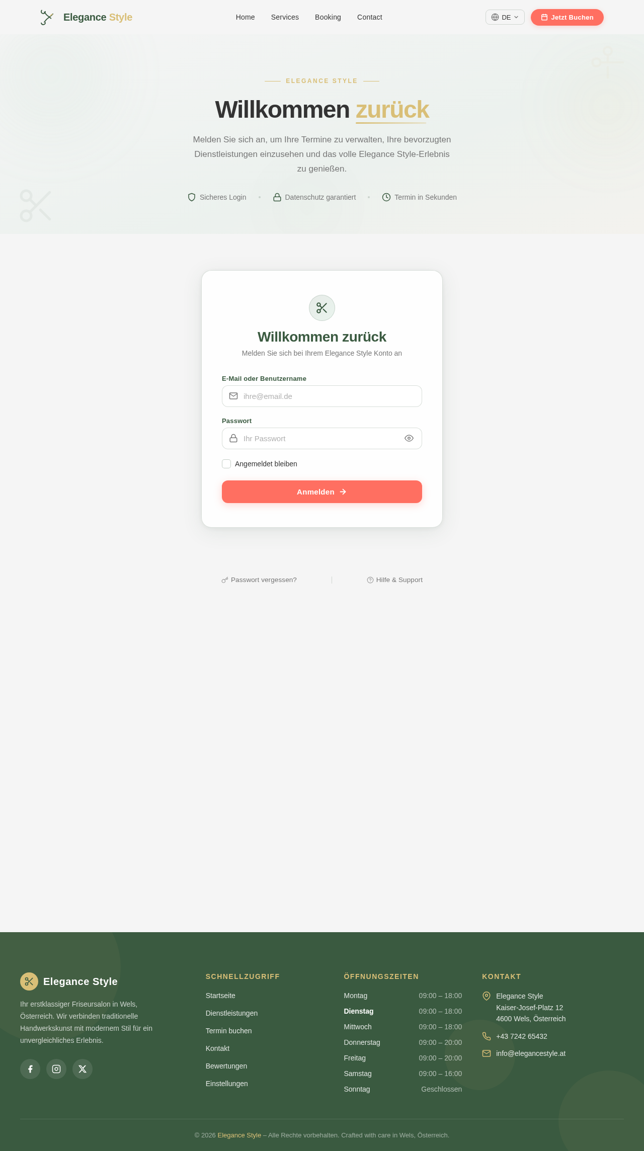 Login design preview