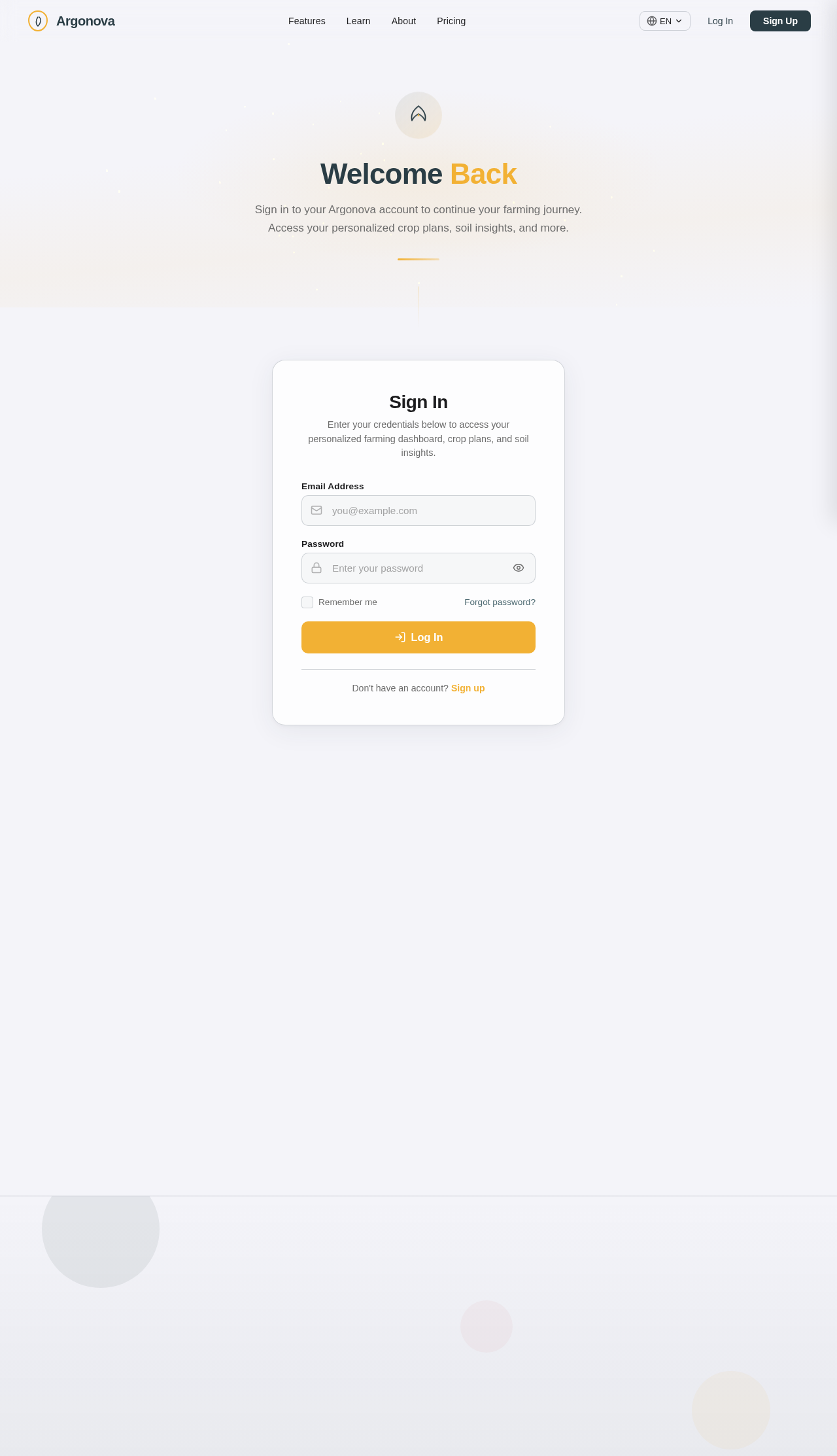 Login design preview