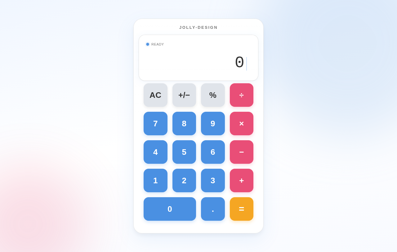 Calculator design preview