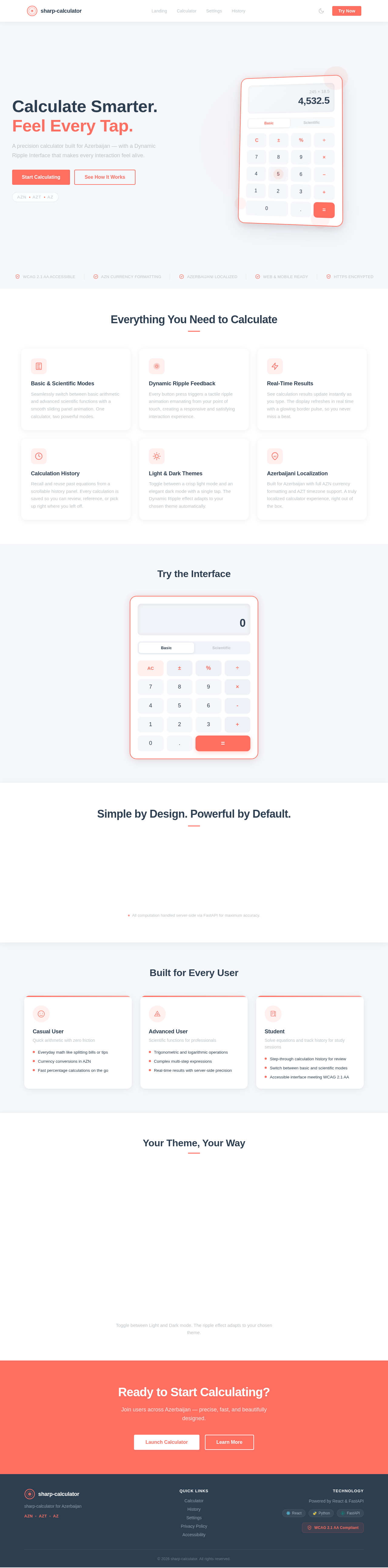 Landing design preview