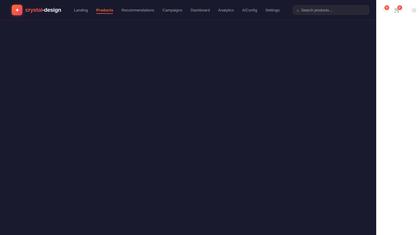 Products design preview