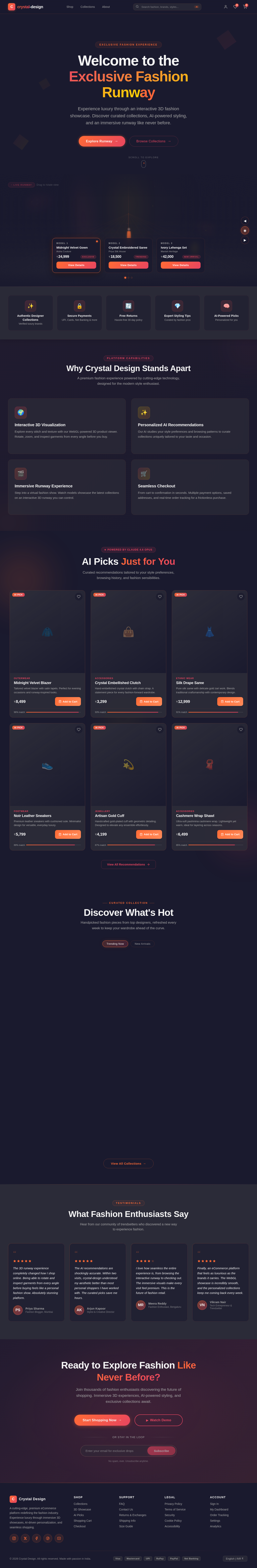 Landing design preview